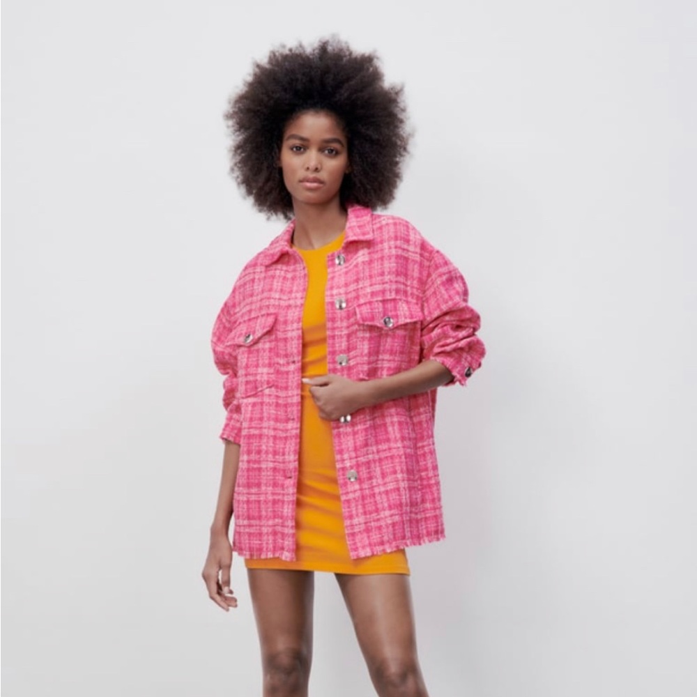 Zara plaid overshirt